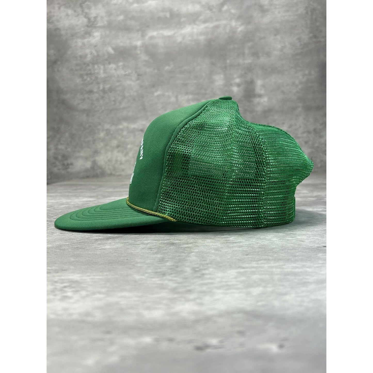 Vintage 90s Nagle Paving Company Graphic Spellout Trucker Snapback Hat OSFA