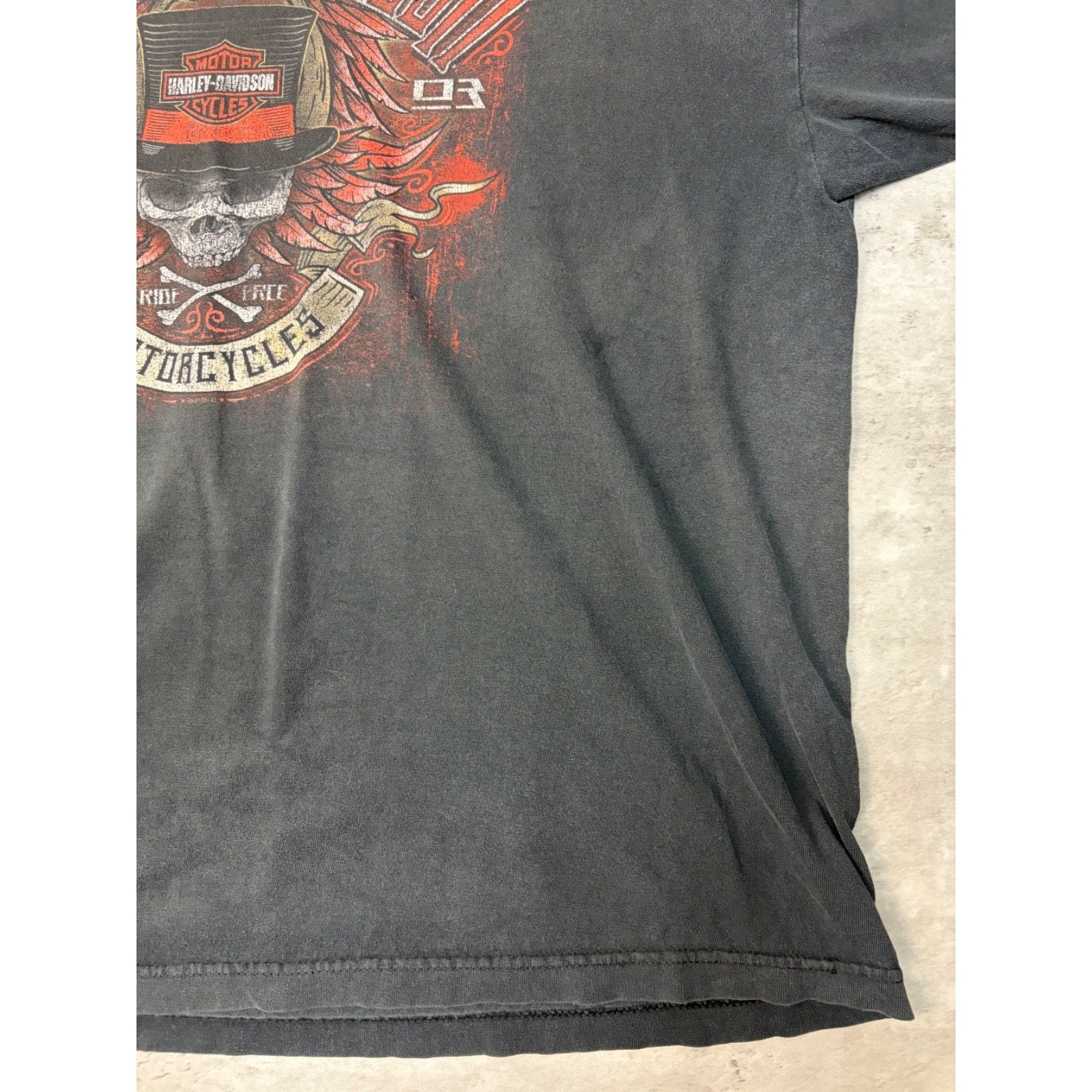 Harley Davidson American Legend Skull Graphic T-Shirt Size 2XL