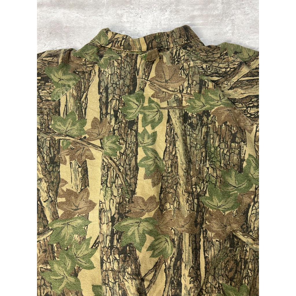 Vintage 90s Ocoee Realtree Camo Full Zip Hunting Bomber Jacket Size 2XL