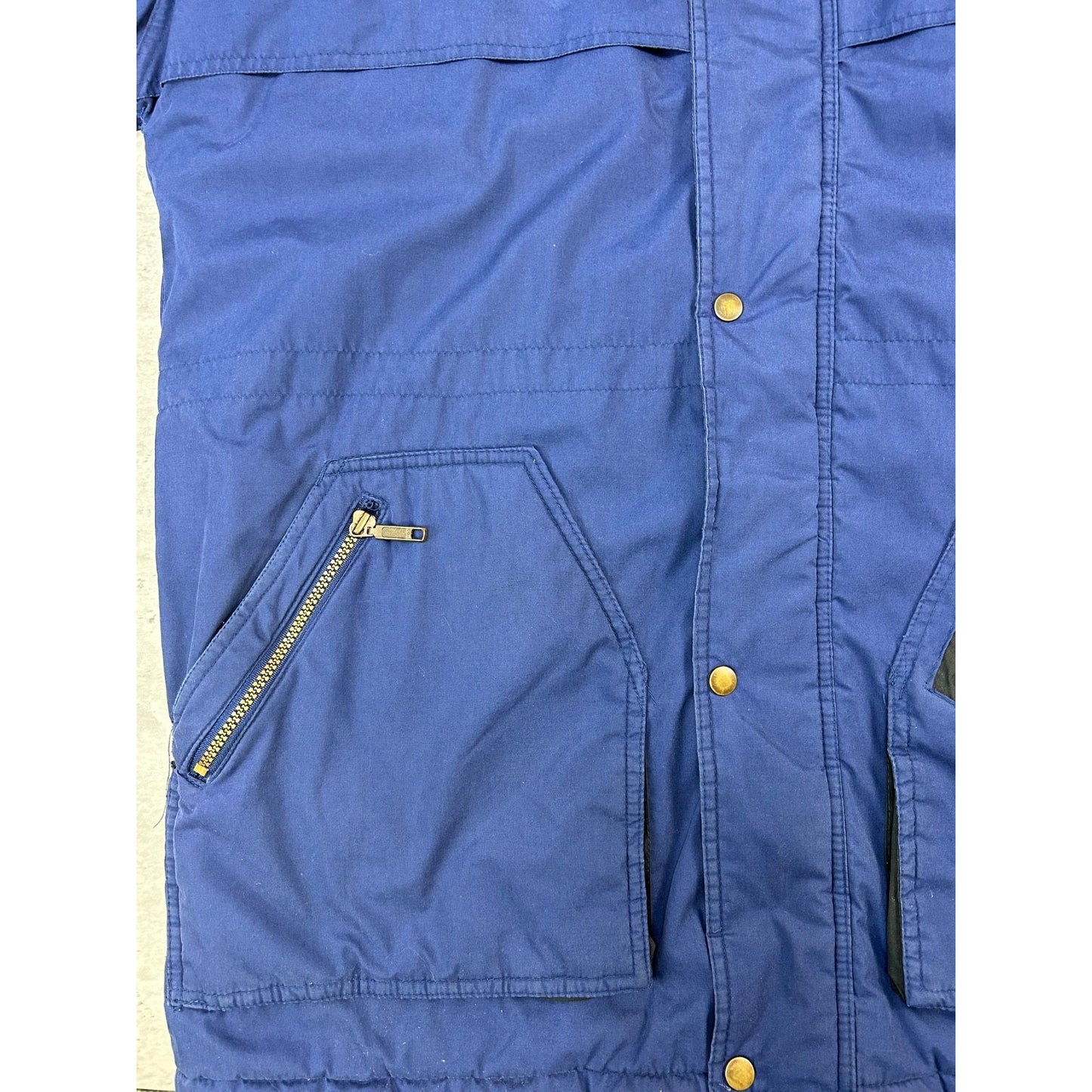 Vintage 90s Michigan Wolverines NCAA Insulated Long Jacket Size Large