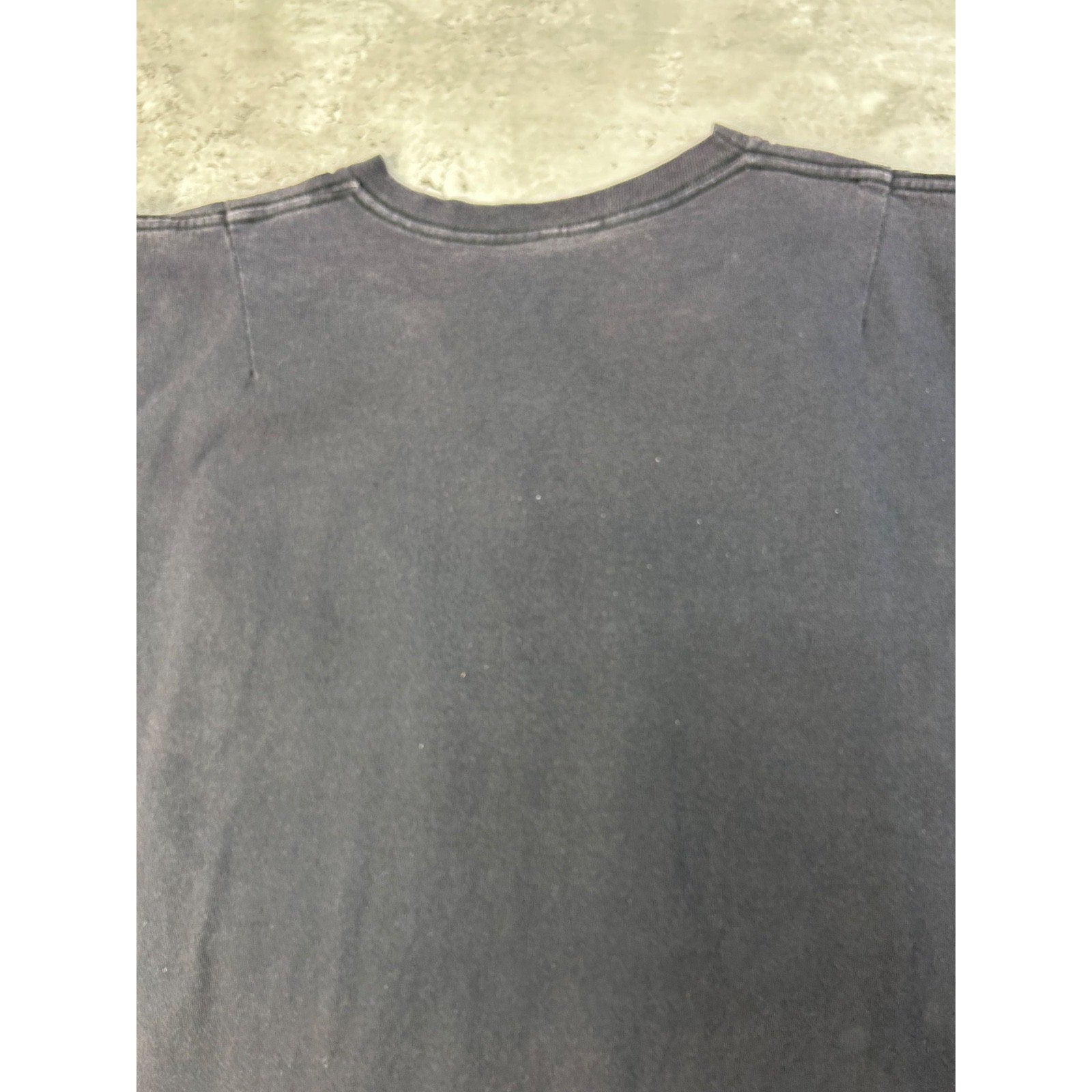 Vintage 90s Painted Flower Nature Art Graphic Black T-Shirt Size XL