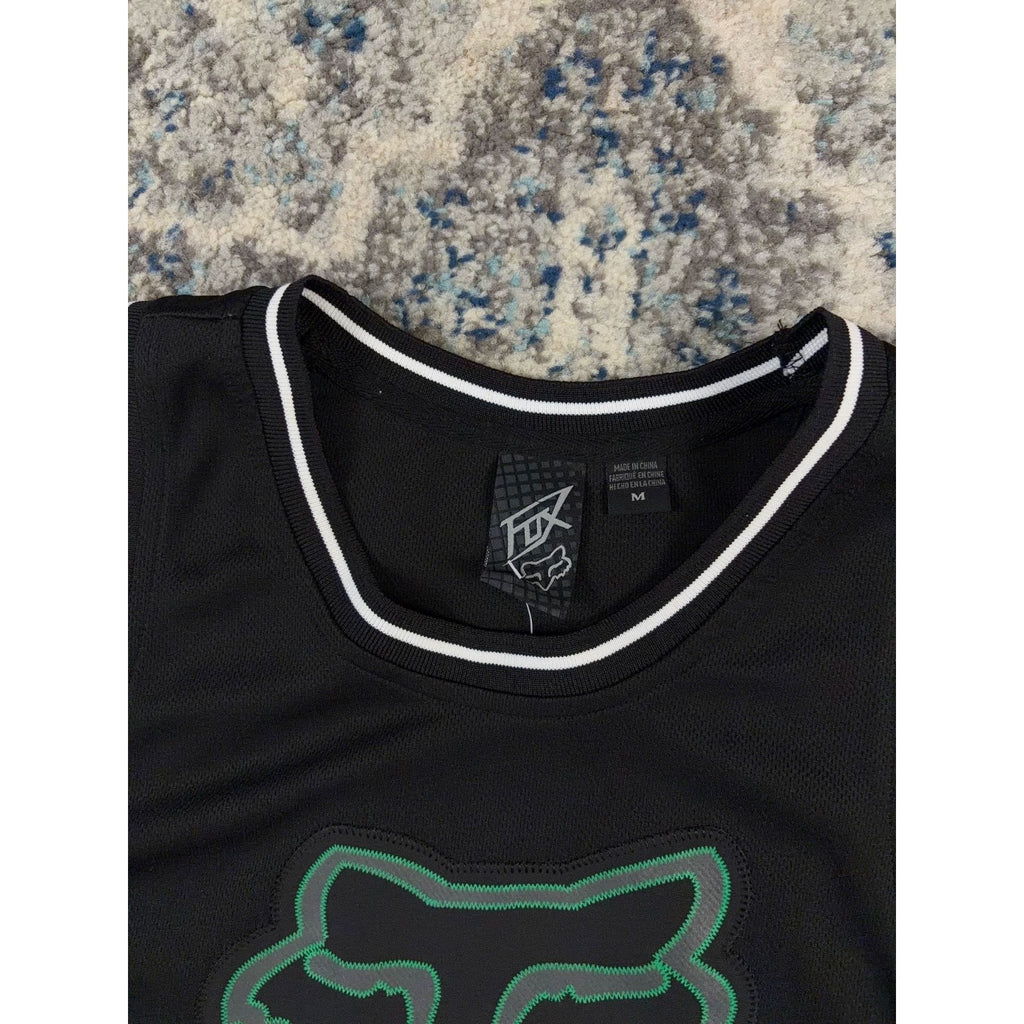 Vintage Fox Racing Embroidered Logo Two Tone Basketball Jersey Size Medium