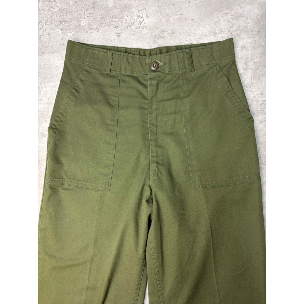 Vintage 1970s/80s US MIlitary OG-107 Pleated Army Pants Size 31