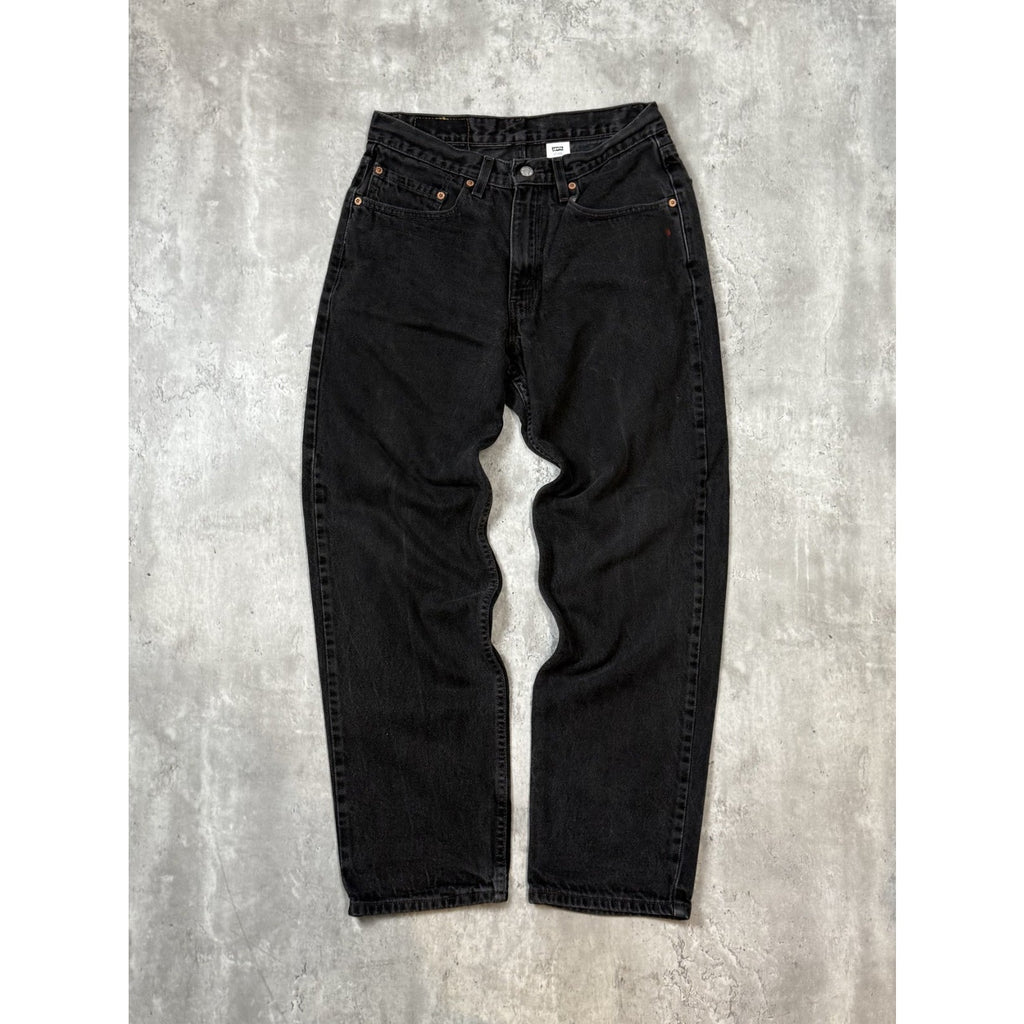 Vintage 90s Levis 550 Red Tab Black Denim Pants Size 31 Black