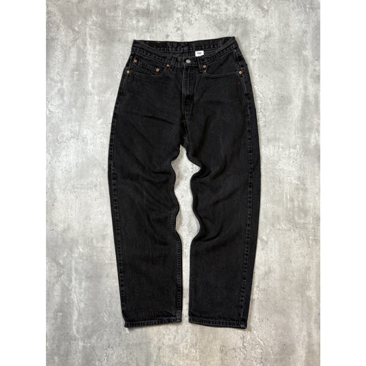 Vintage 90s Levis 550 Red Tab Black Denim Pants Size 31 Black