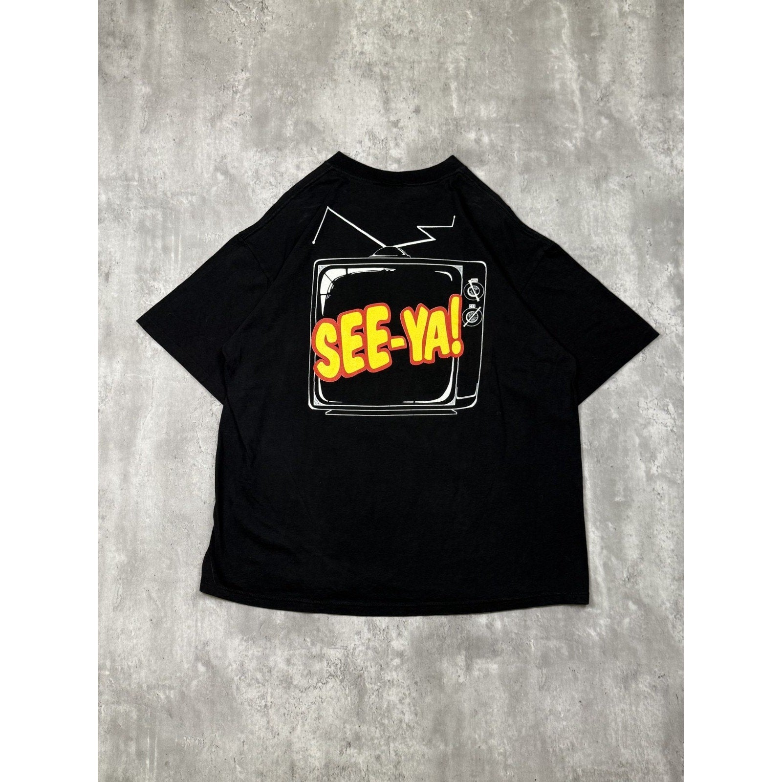 Vintage Q-TV Saturday Late Night Q106 Grahpic T-Shirt Size XL