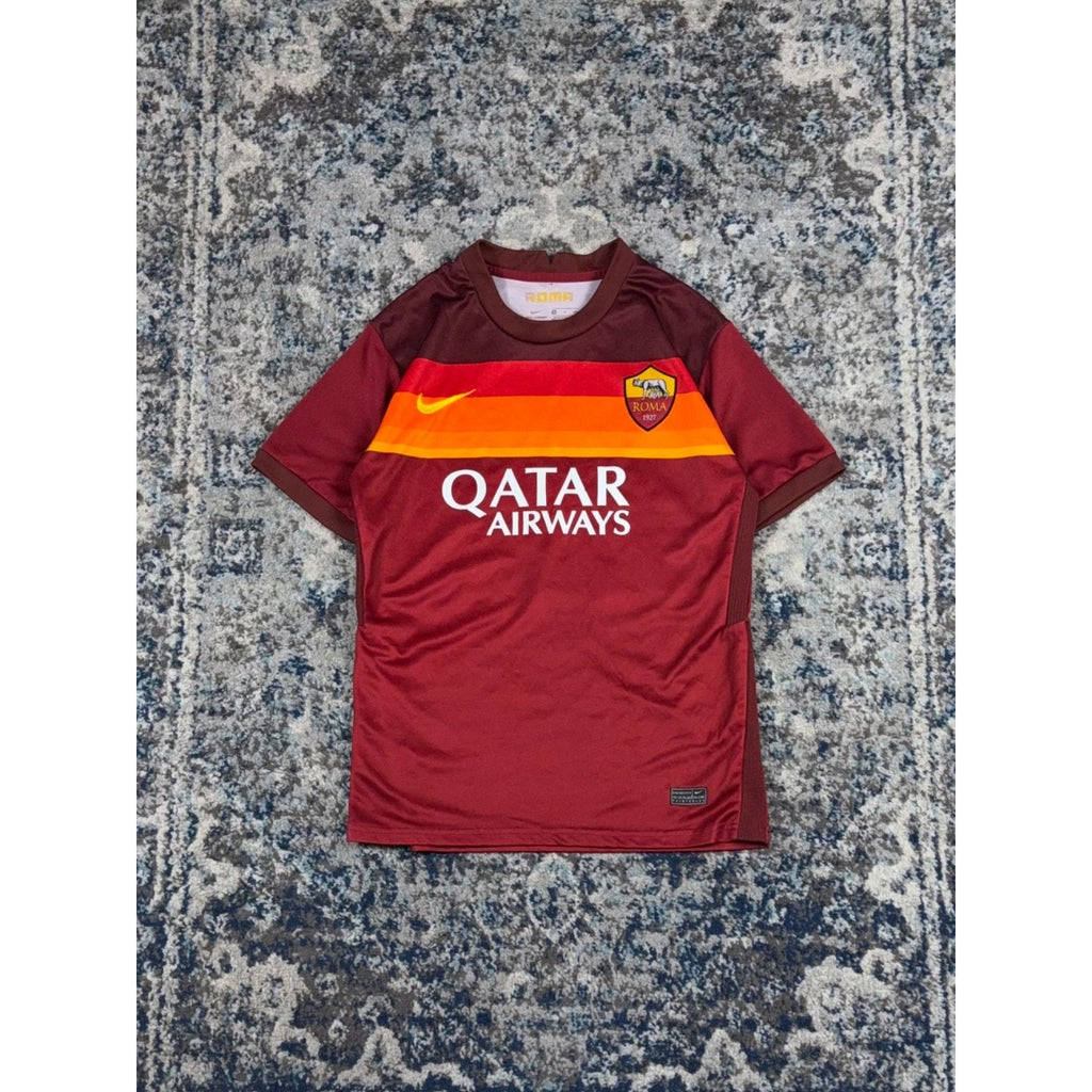 Vintage A.S. Roma Nike Embroidered Logo Soccer Jersey Size Small