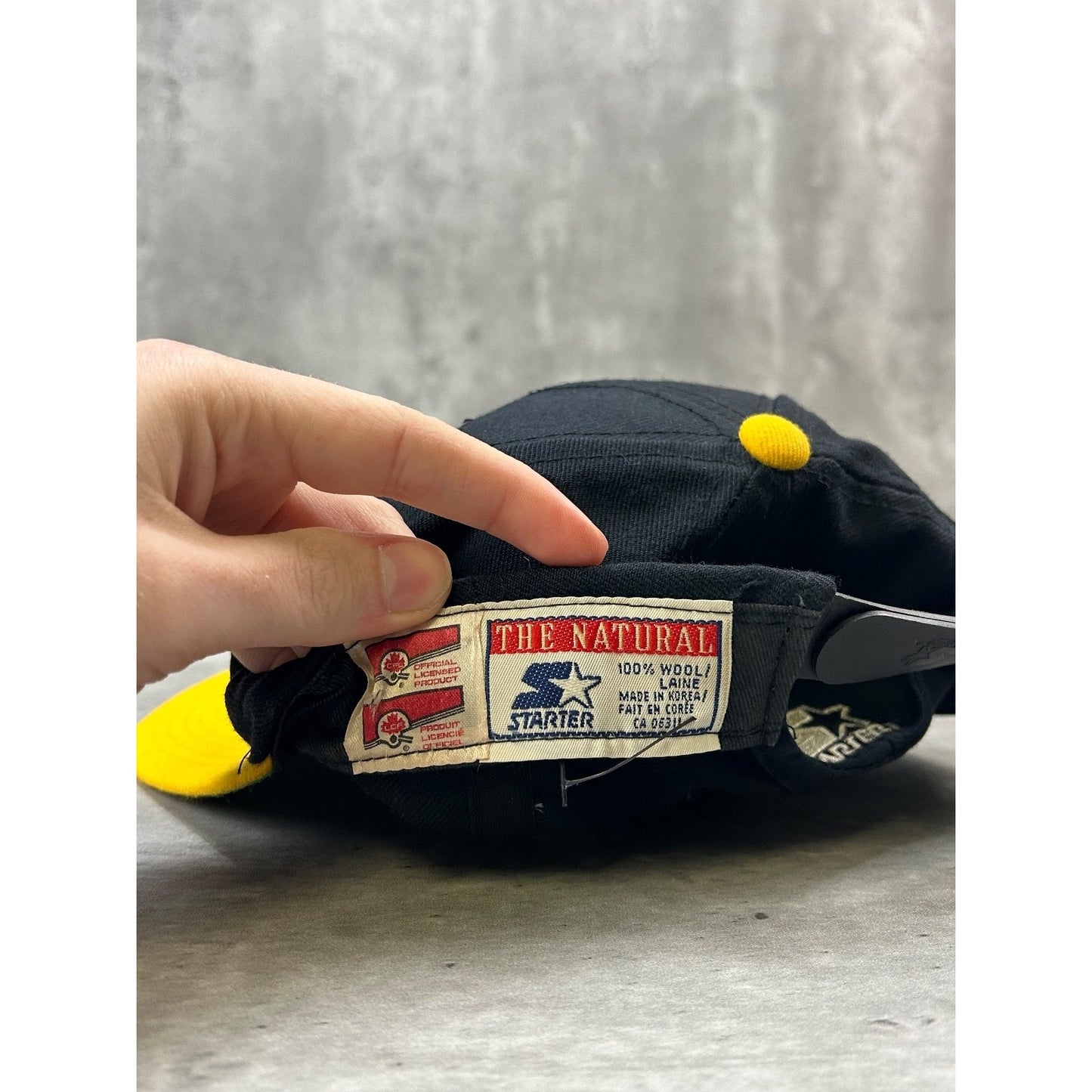 Vintage 90s Hamilton Tiger Cats CFL Embroidered Starter Snapback Hat OSFA