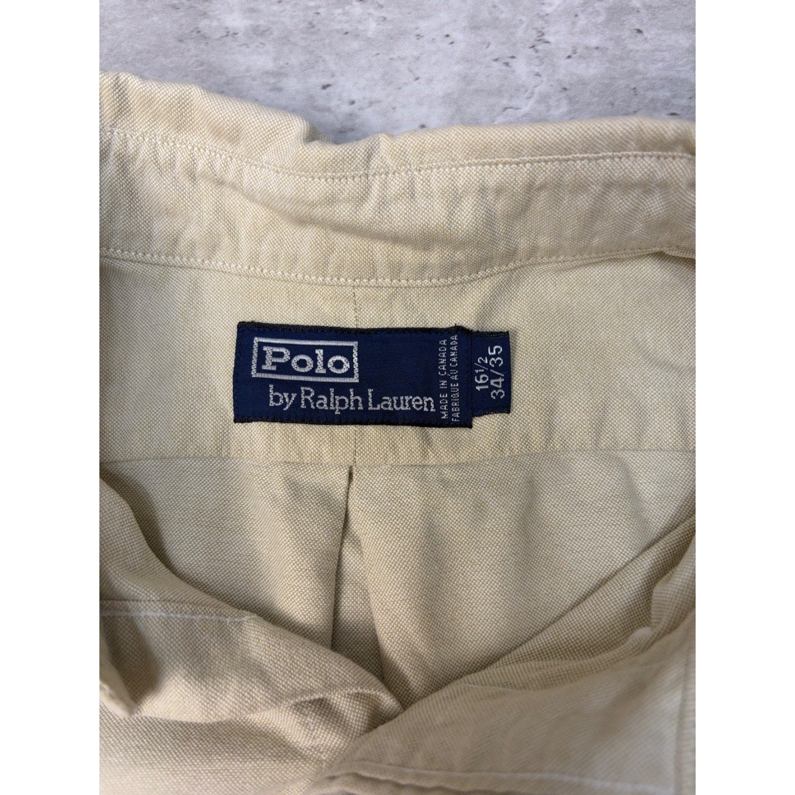 Vintage Polo Ralph Lauren Embroidered Pony Long Sleeve Button Up Shirt Size 2XL
