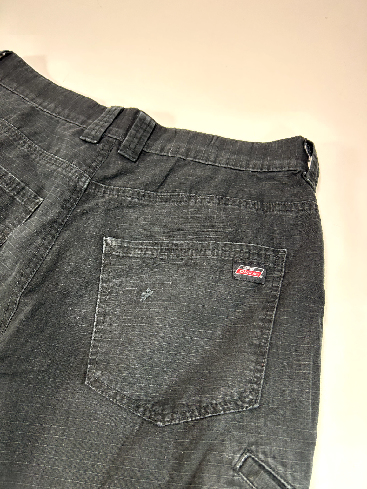 Dickies Rip Stop Work Wear Six Pocket Pants Size 32W Black