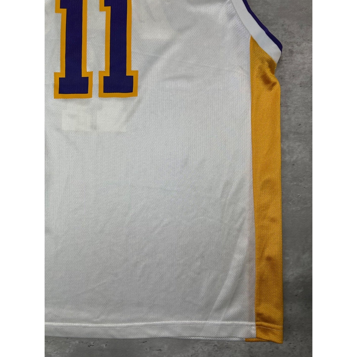 Vintage Karl Malone #11 Los Angeles Lakers NBA Reebok Basketball Jersey Size XL