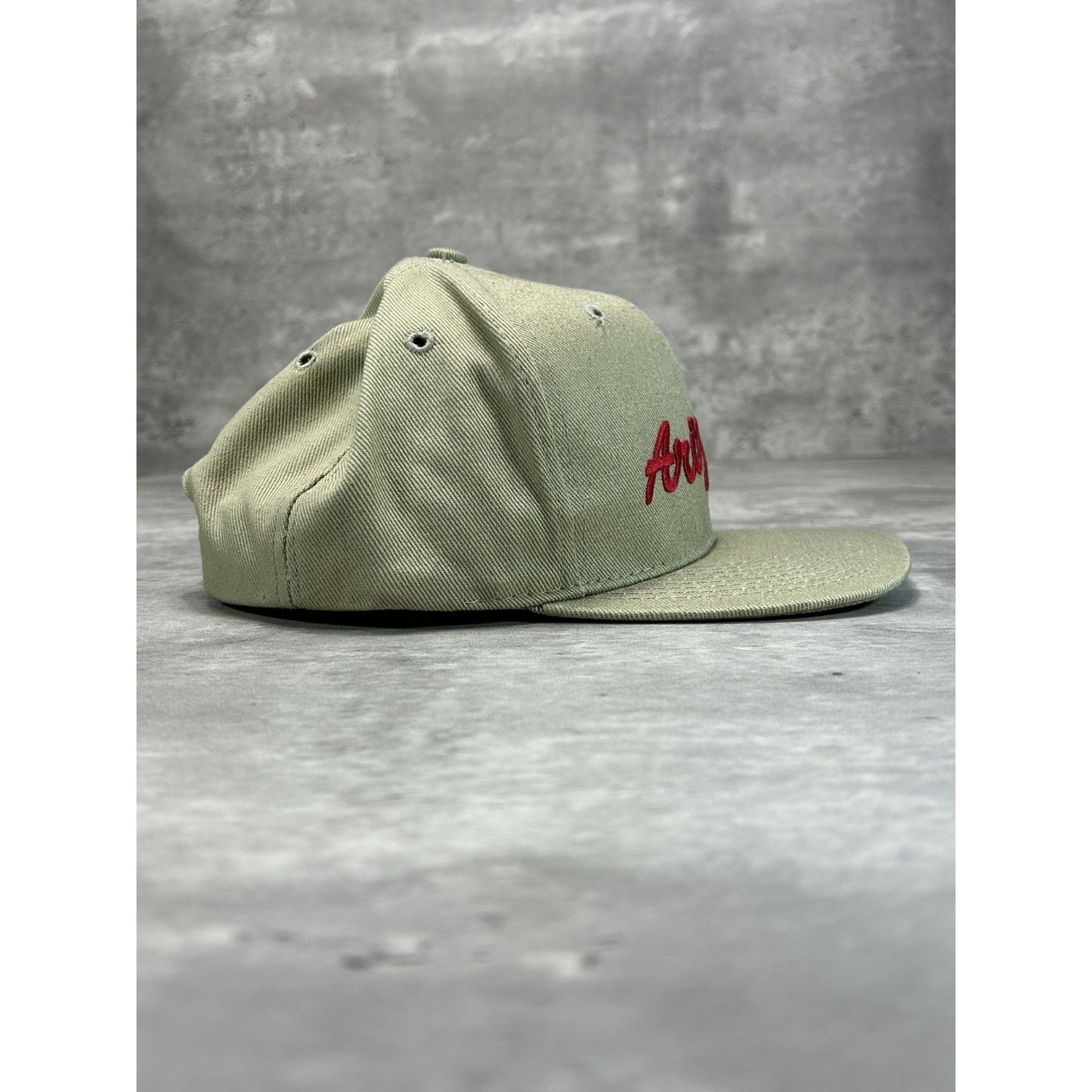 Vintage 90s Arizona Embroidered Spellout Destination Snapback Hat OSFA Beige