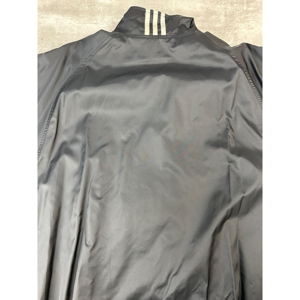 Vintage Adidas Embroidered Logo Nylon Full Zip Windbreaker Jacket Size XL