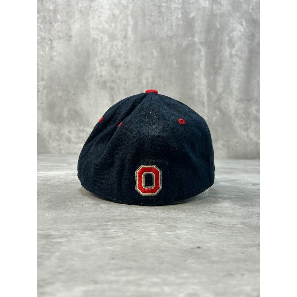 Vintage Ohio State Buckeyes NCAA Embroidered Logo Collegiate Fitted Hat OSFA