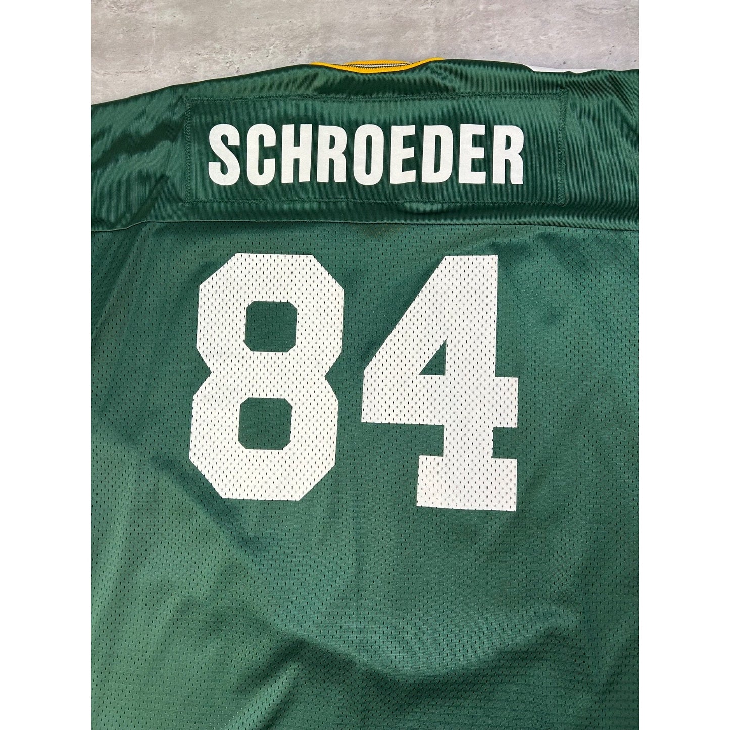 Vintage 90s BIll Schroeder #84 Green Bay Packers Champion Jersey Size 3XL