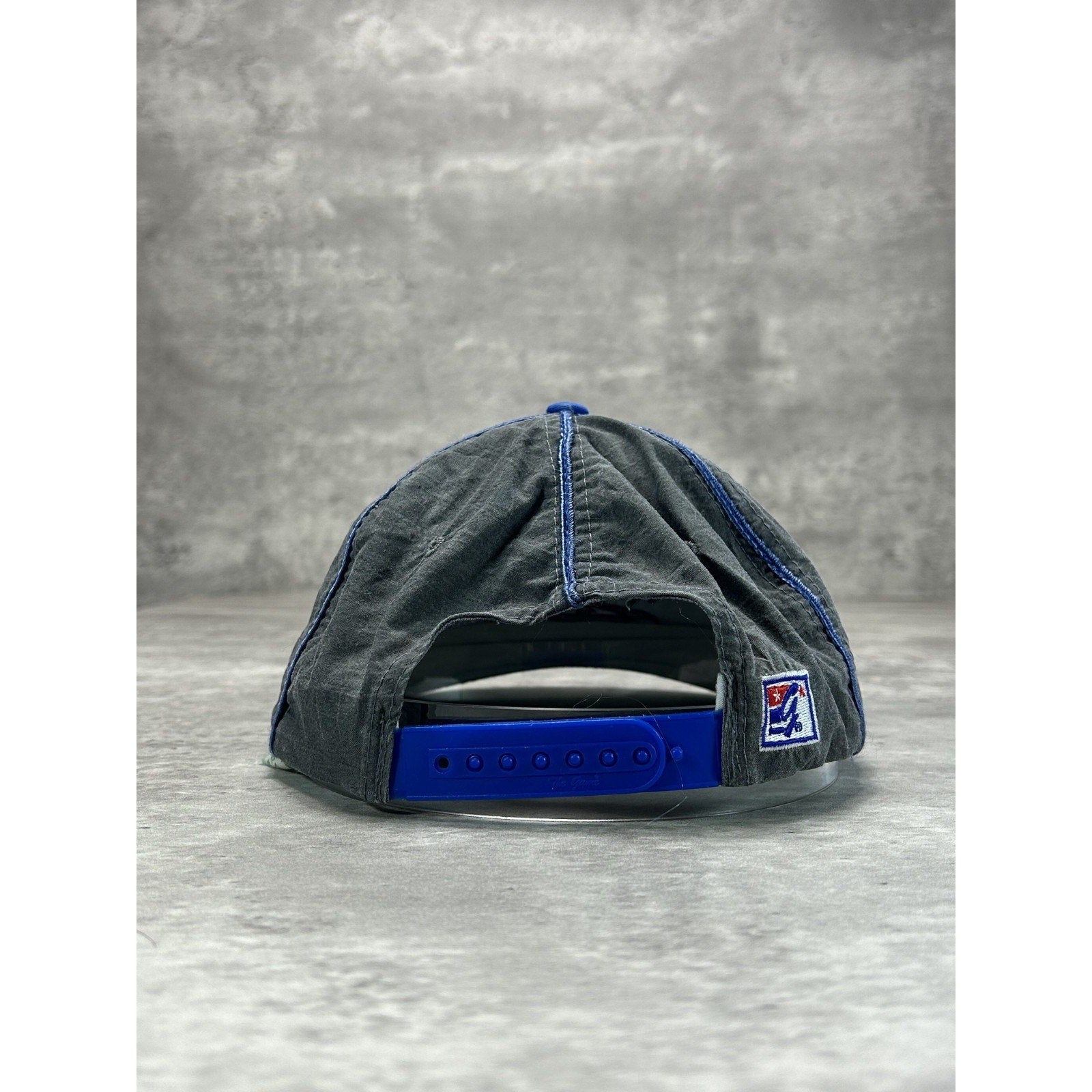 Vintage 90s Kanas City Royals MLB Embroidered Spellout Logo Snapback Hat OSFA