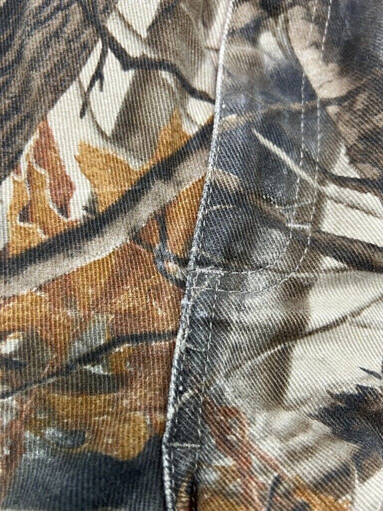 Vintage Wrangler Pro Gear Realtree Hardwoods Insulated Hunting Camo Pants Sz 40