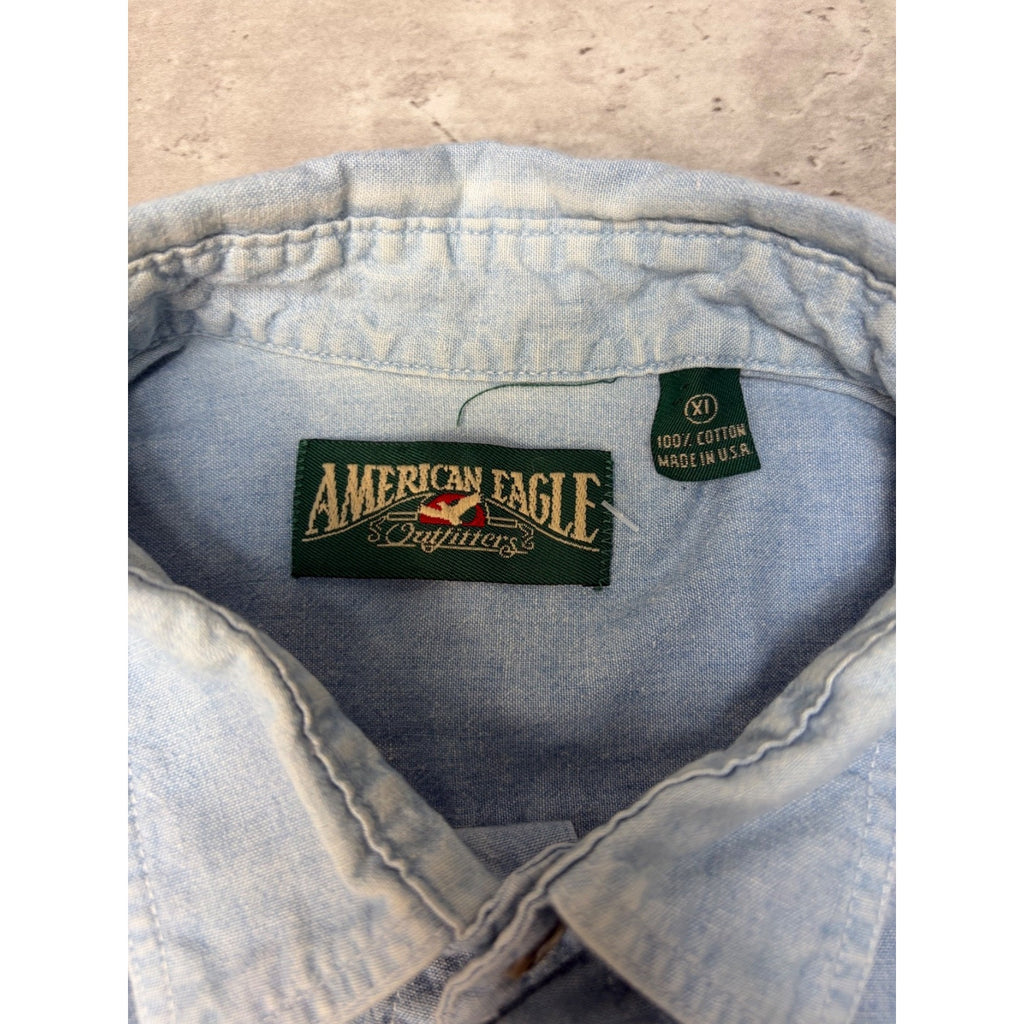 Vintage American Eagle Outfitters Long Sleeve Button Up Shirt Size XL