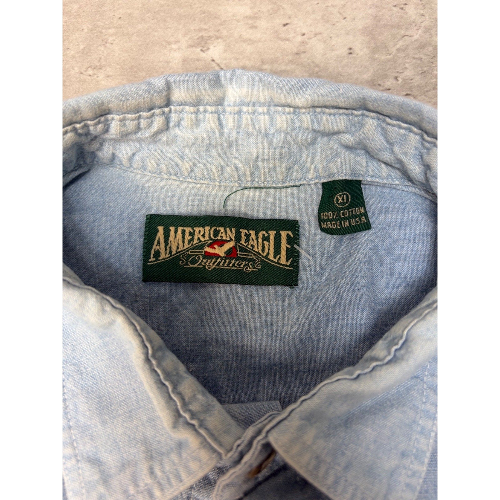 Vintage American Eagle Outfitters Long Sleeve Button Up Shirt Size XL