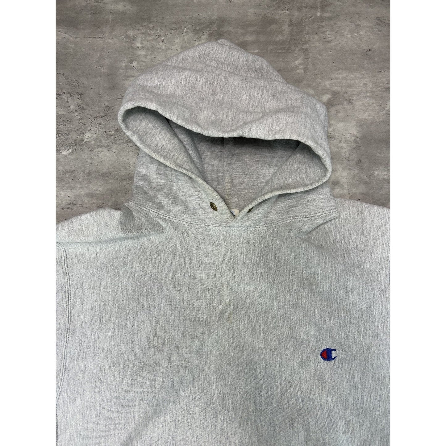 Vintage 80s Champion Reverse Weave Pullover Hooded Sweatshirt Size XL