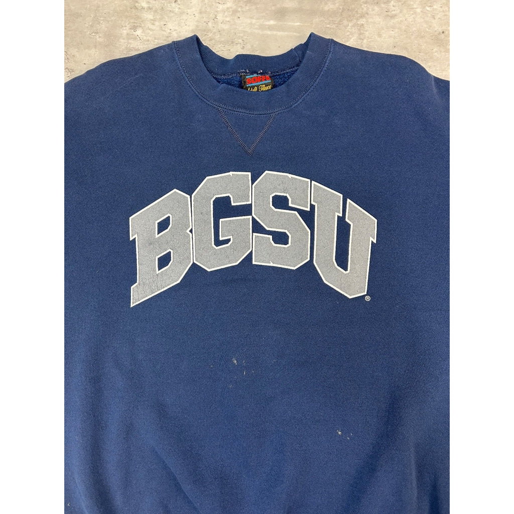 Vintage 90s Bowling Green State University NCAA Spellout Sweatshirt Size XL