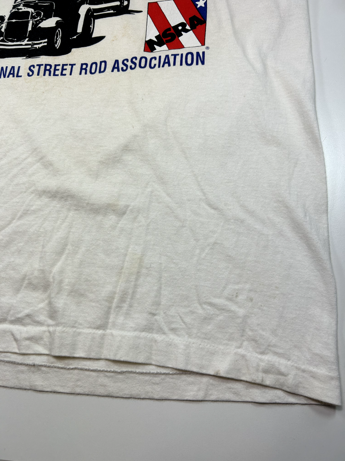 Vintage 80s/90s NSRA National Street Rod Association Jersey T-Shirt Size Large