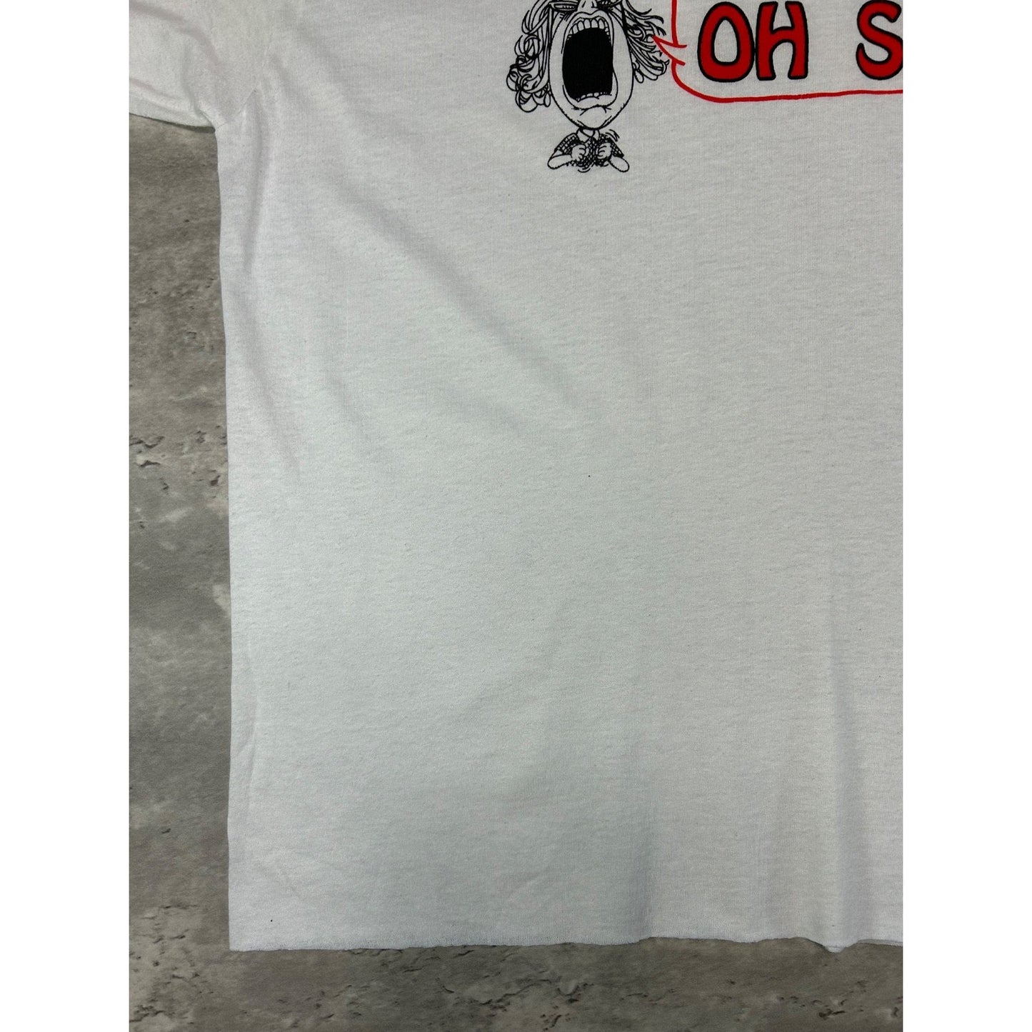 Vintage 90s Everytime I Yell Bingo Comedy Slogan Graphic Cropped T-Shirt Size XL