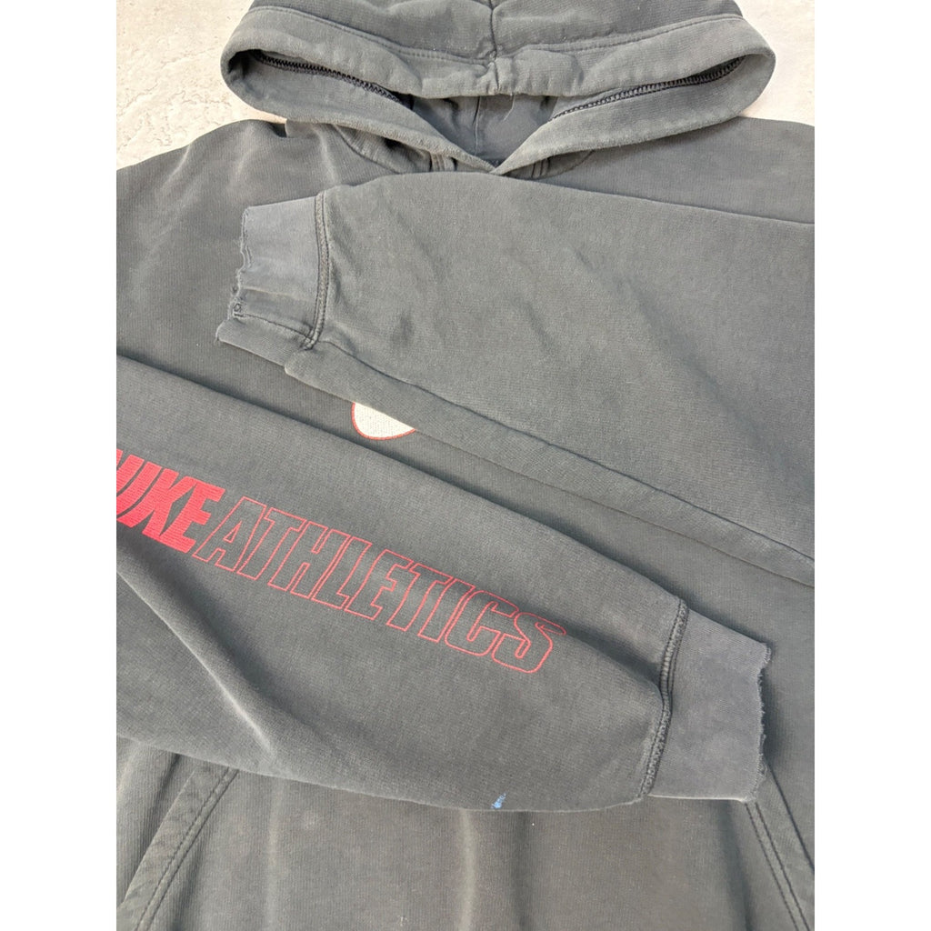 Vintage 2000s Nike Big Swoosh Graphic Hooded Sweatshirt Size Medium