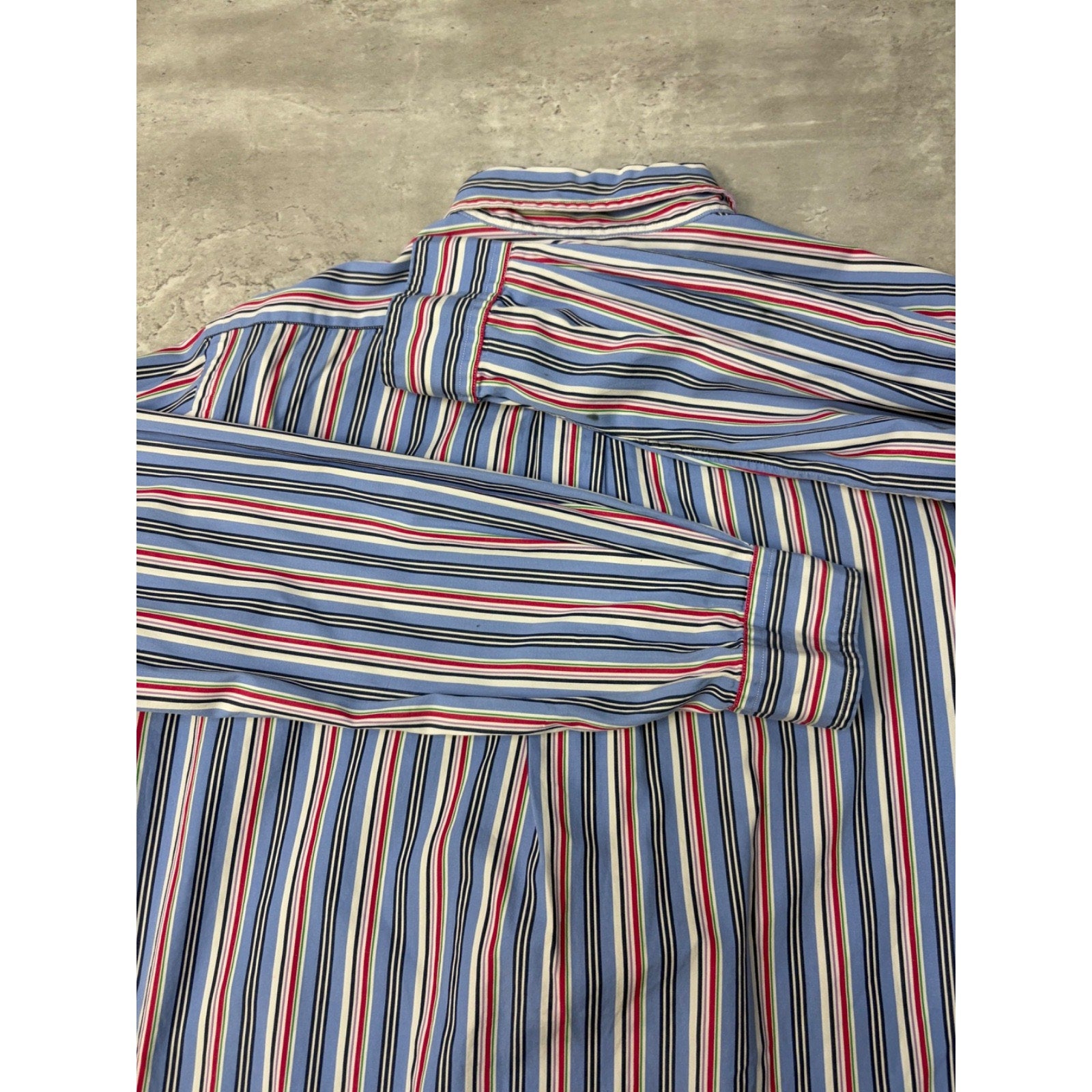 Vintage Polo Ralph Lauren Embroidered Pony Cropped Button Up Shirt Size Medium