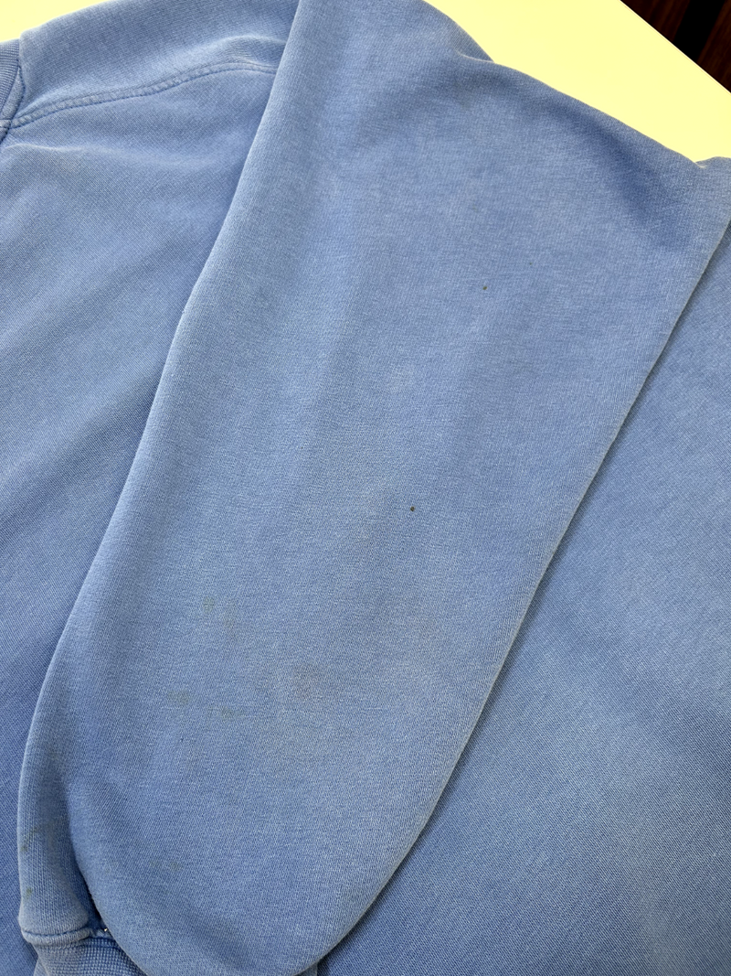 Vintage Y2K Nike Embroidered Mini Swoosh Sweatshirt Size 2XL Blue