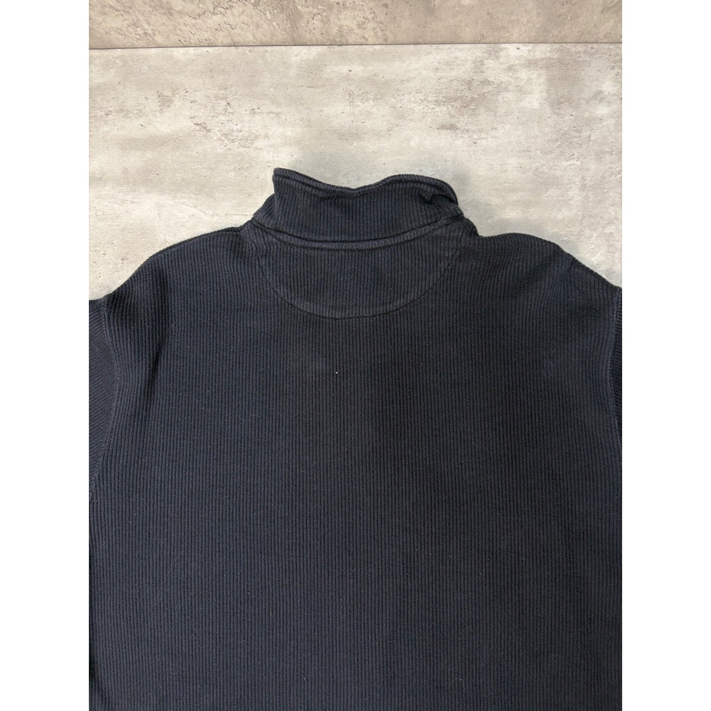 Vintage Chaps Ralph Lauren Embroidered Spellout 1/4 Zip Sweatshirt Size Medium