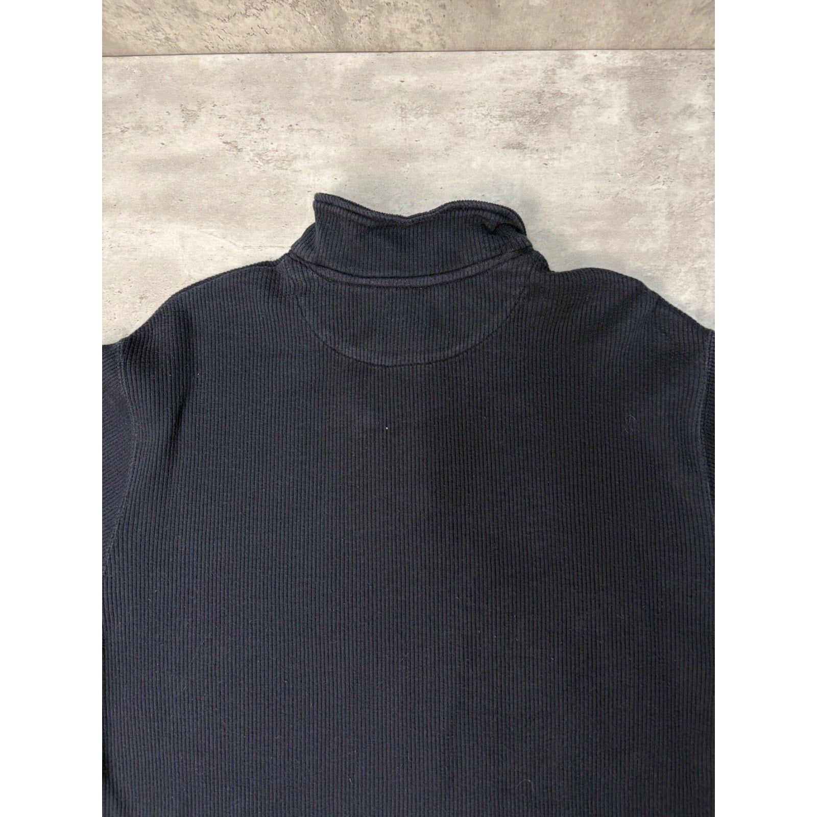 Vintage Chaps Ralph Lauren Embroidered Spellout 1/4 Zip Sweatshirt Size Medium