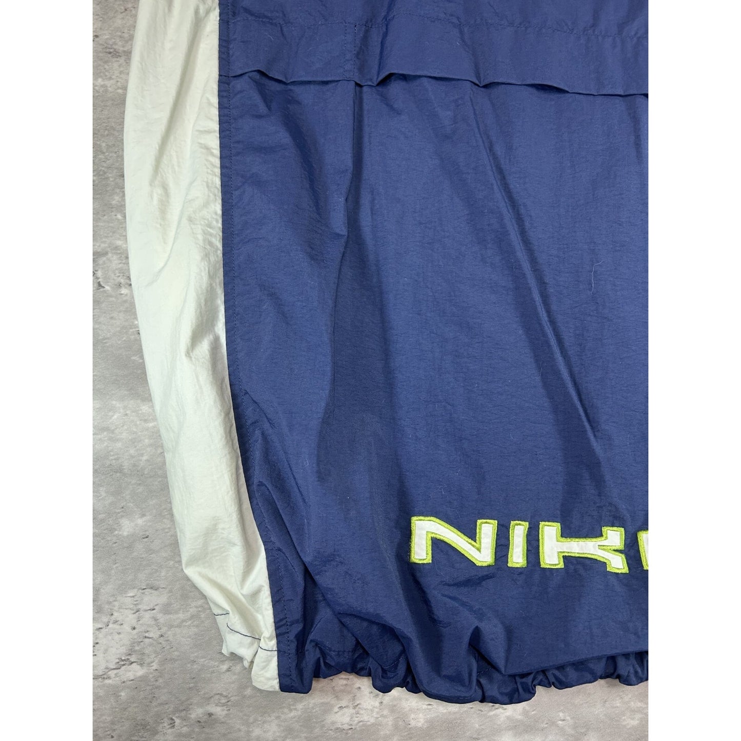 Vintage 2000s Nike Embroidered Swoosh Nylon Windbreaker Jacket Size XL