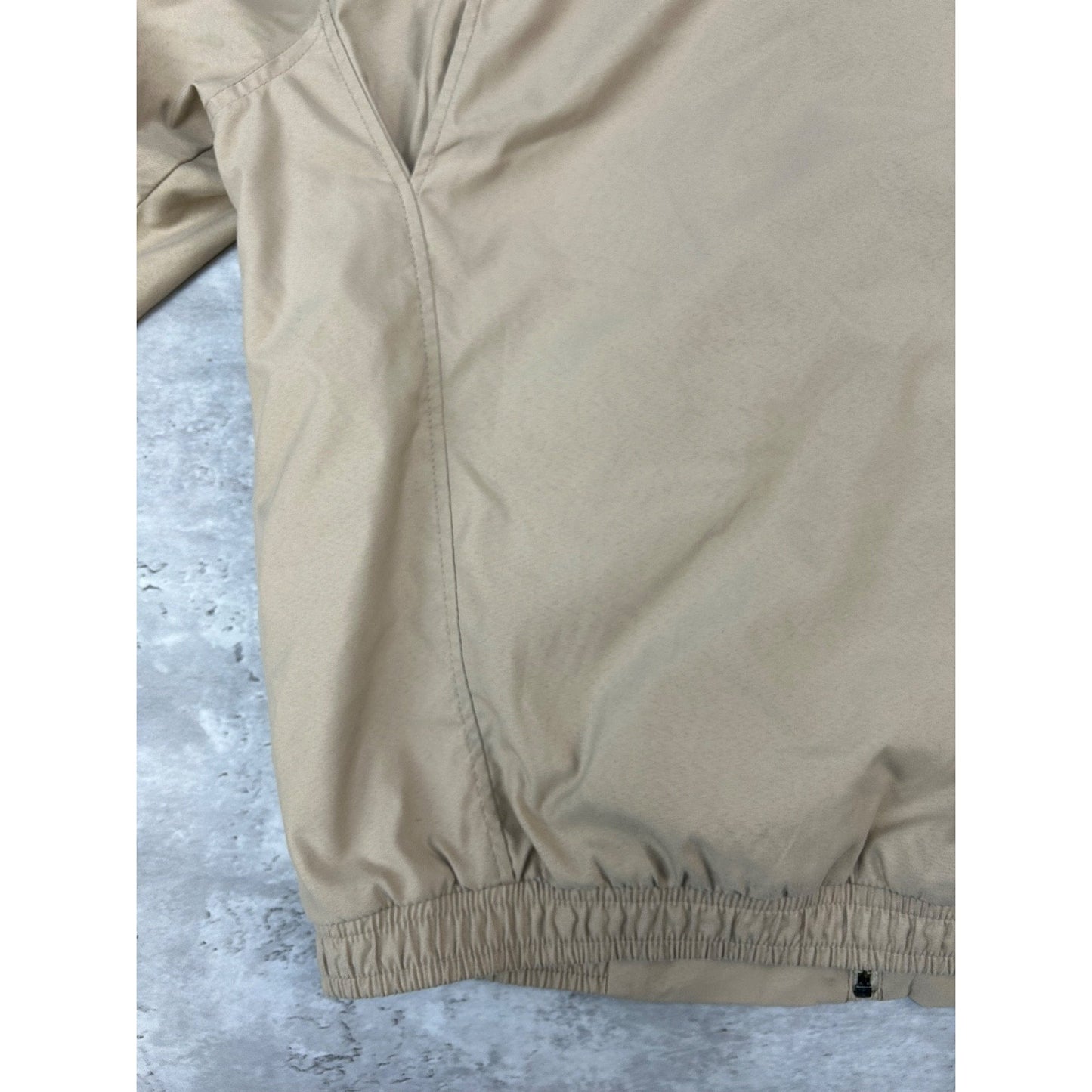 Vintage Polo Ralph Lauren Embroidered Pony Harrington Jacket Size Medium Beige