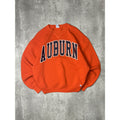 Vintage 90s Auburn Tigers NCAA Collegiate Arc Spellout Sweatshirt Size Large
