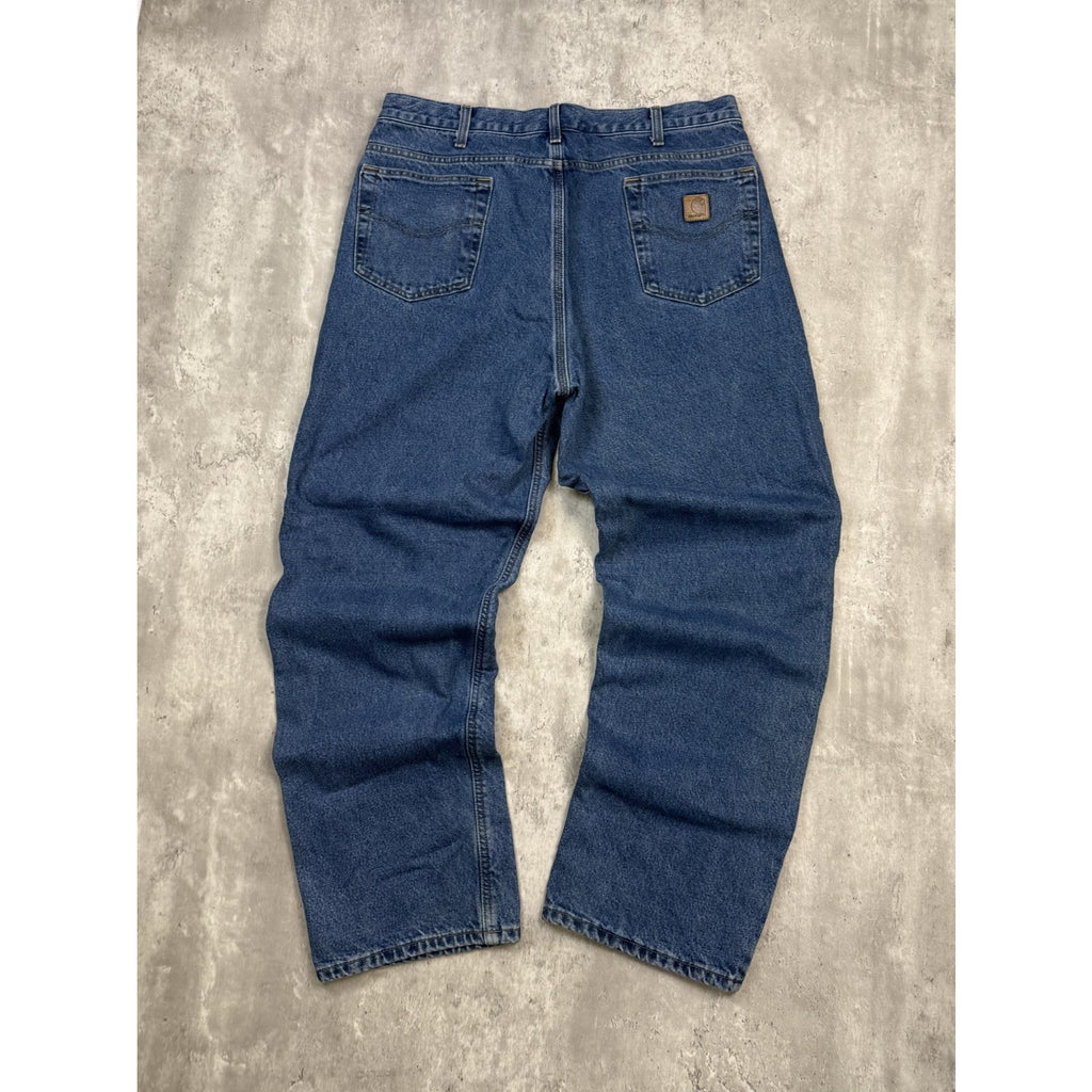 Vintage Carhartt Dark Wash Denim Pants Size 37 Blue