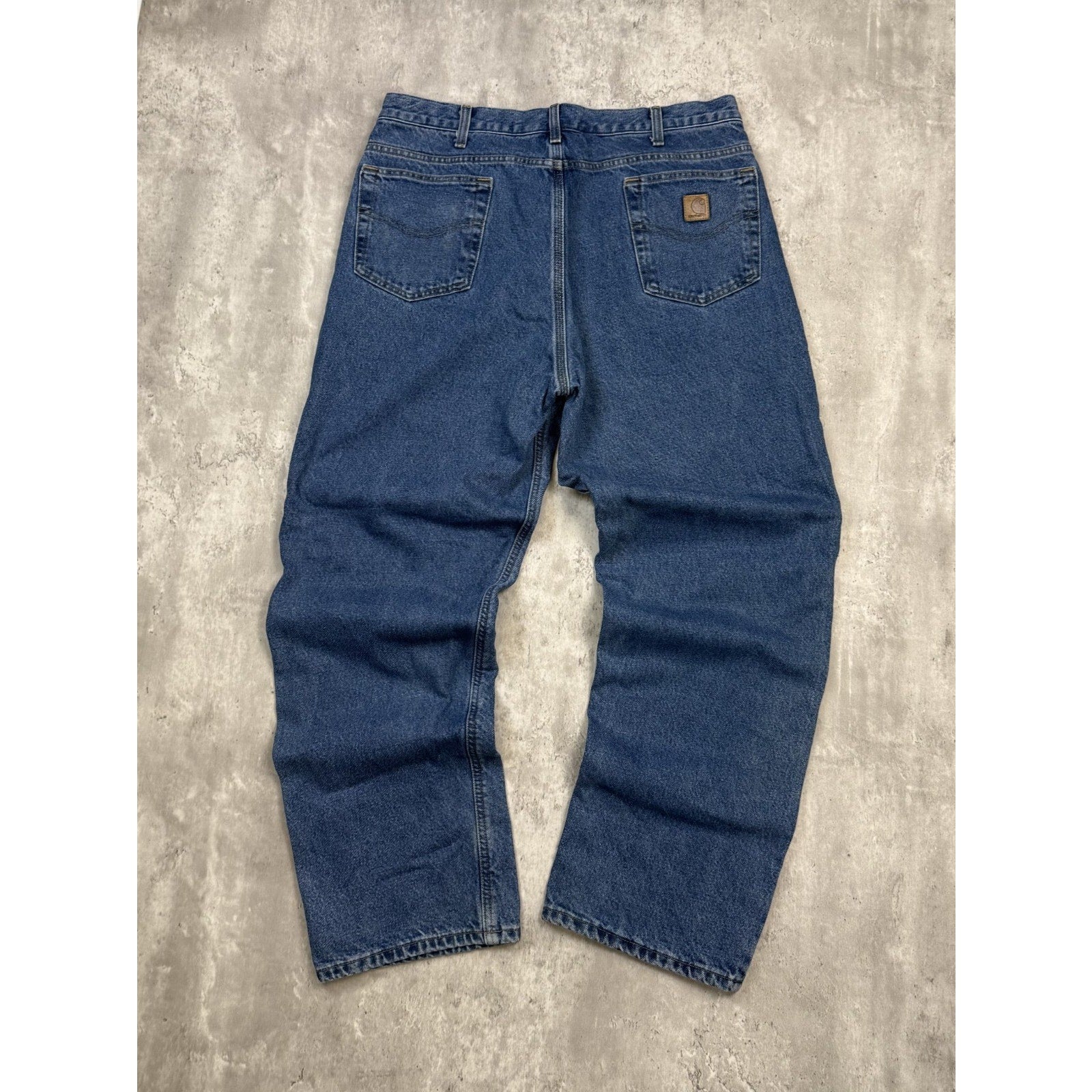 Vintage Carhartt Dark Wash Denim Pants Size 37 Blue