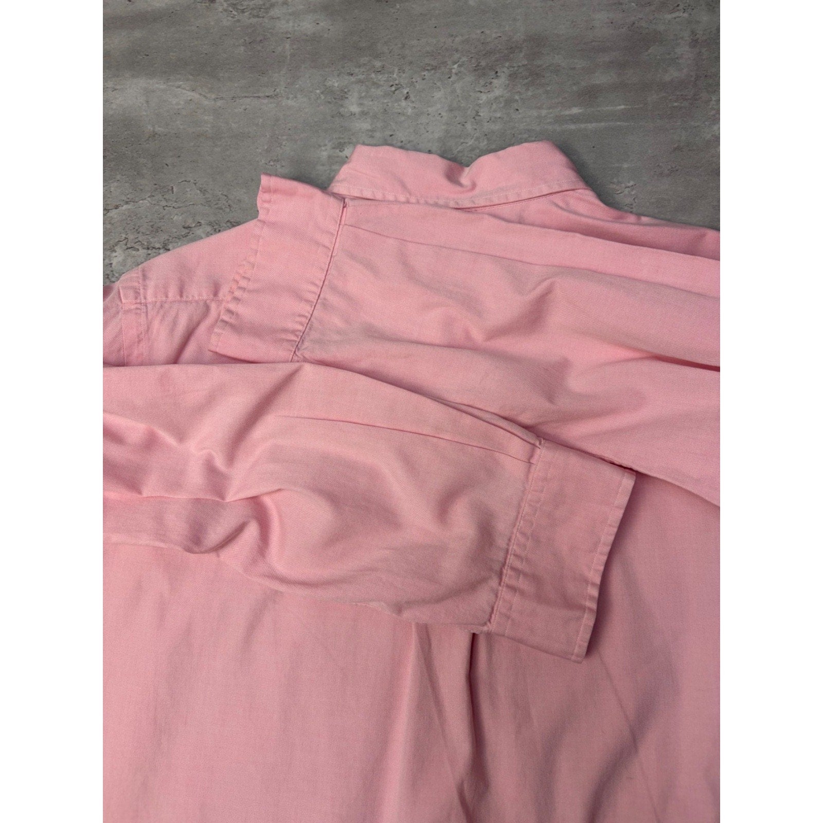 Vintage Polo Ralph Lauren Embroidered Pony Cropped Button Up Shirt Size Large