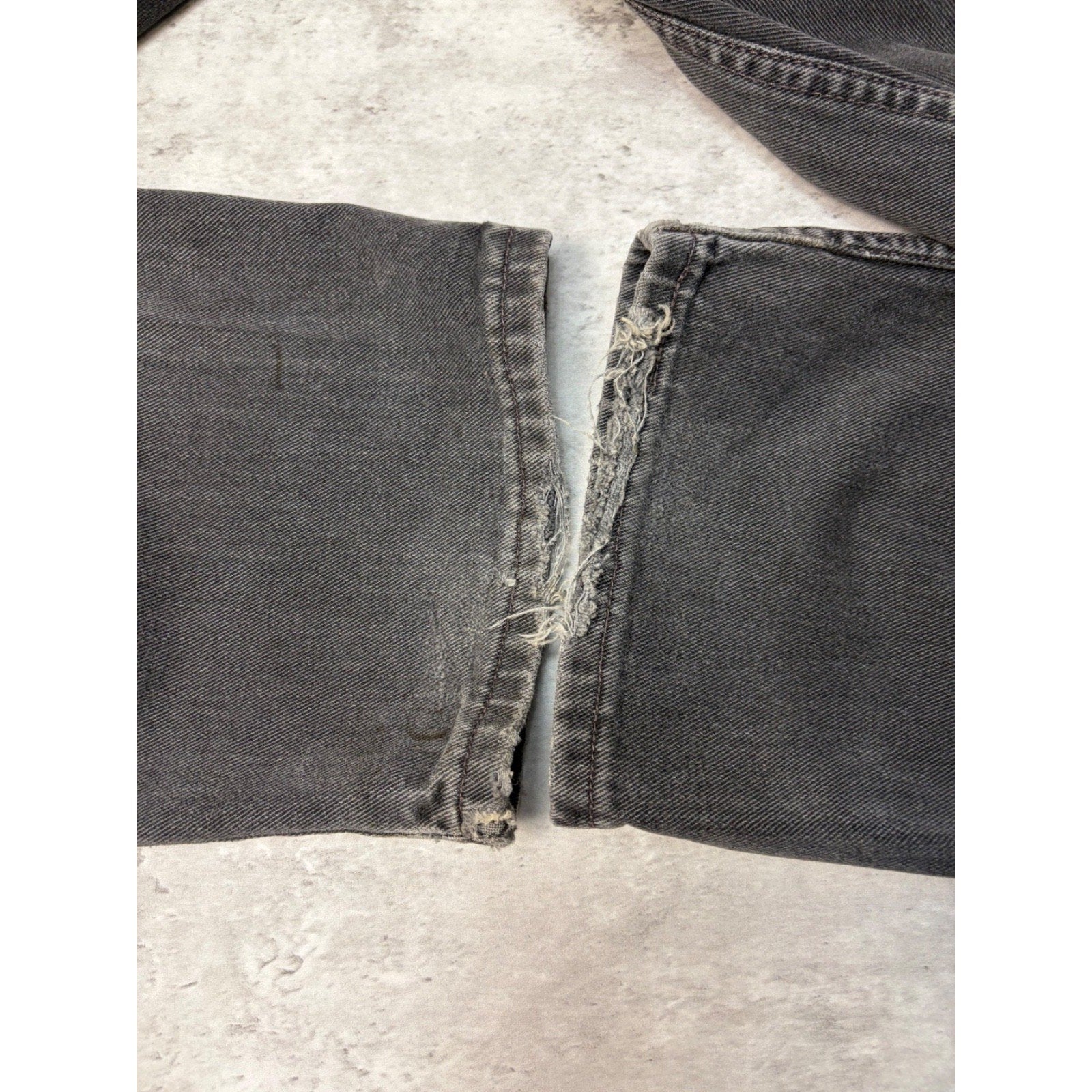 Vintage Levis 550 Red Tab Relaxed Fit Black Wash Denim Pants Size 36