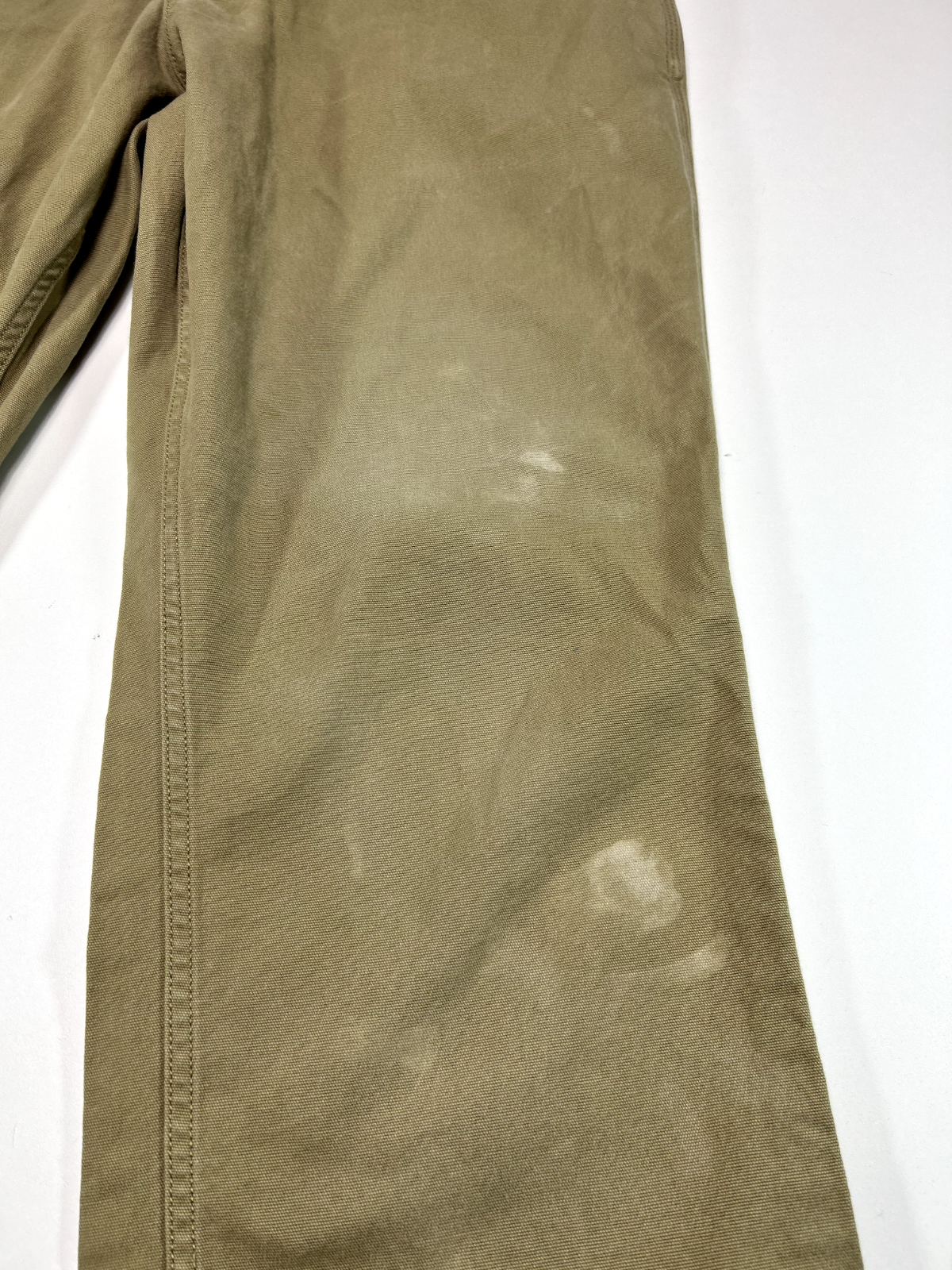 Carhartt Relaxed Fit Canvas Workwear Five Pocket Pants Size 35 Beige