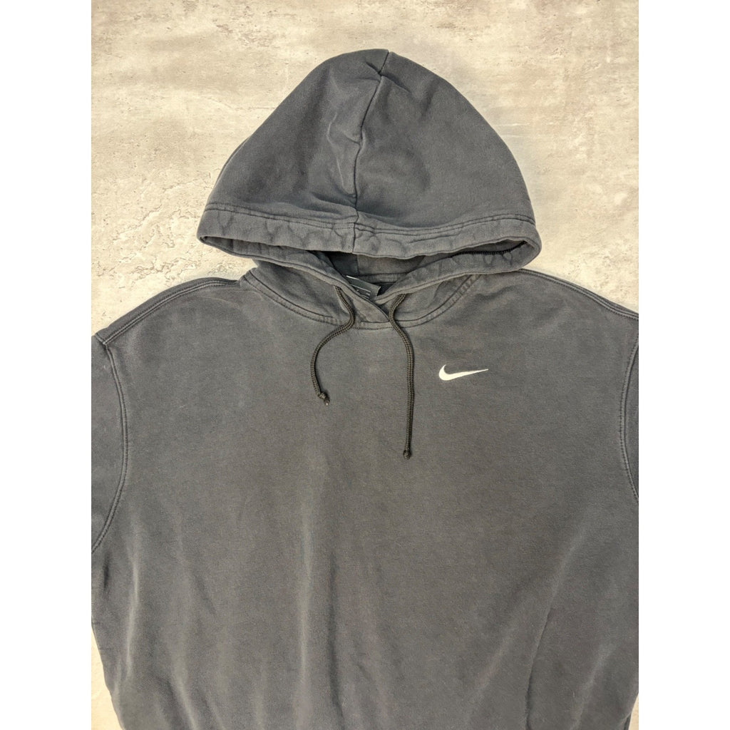 Vintage Nike Embroidered Swoosh Pullover Hooded Sweatshirt Size Small