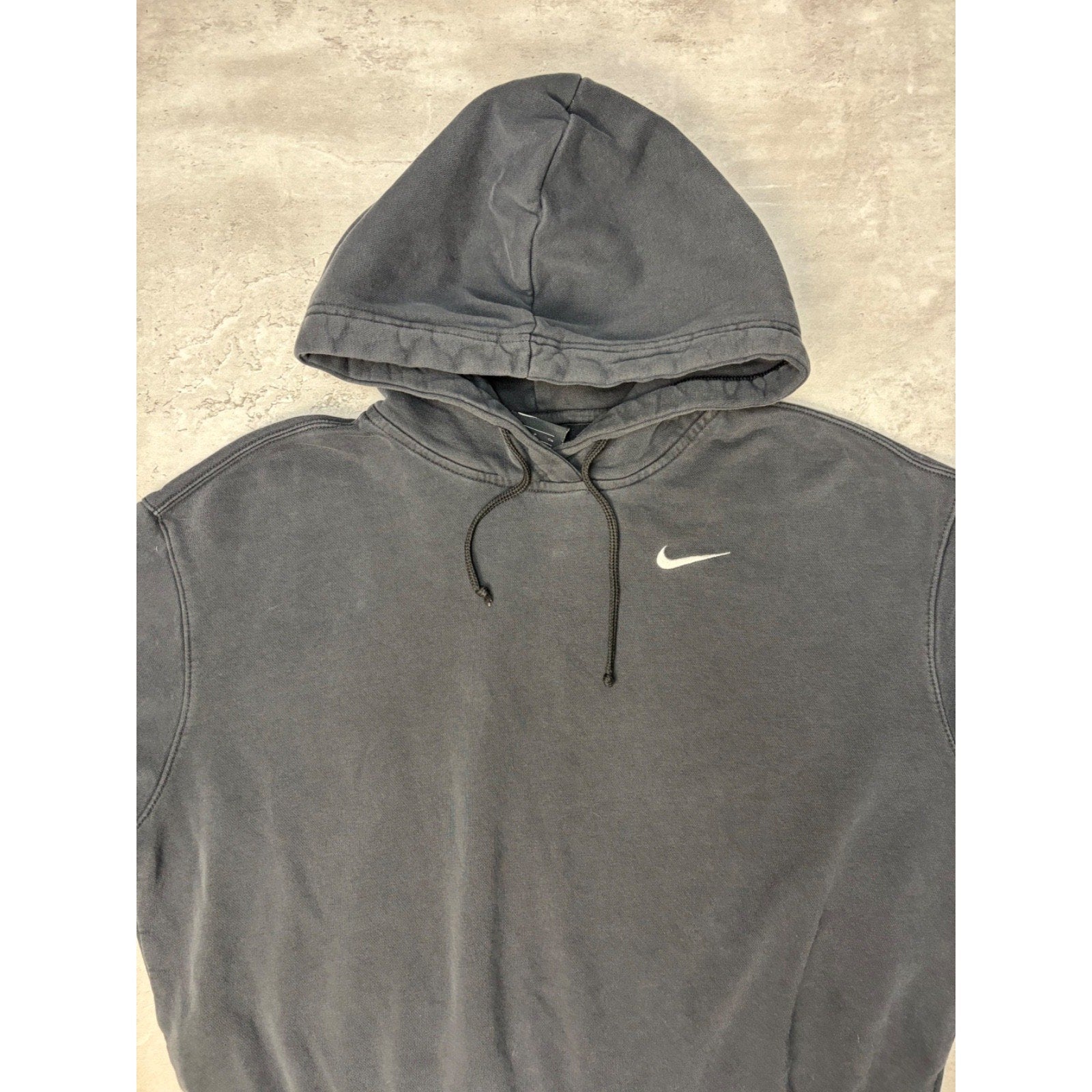 Vintage Nike Embroidered Swoosh Pullover Hooded Sweatshirt Size Small