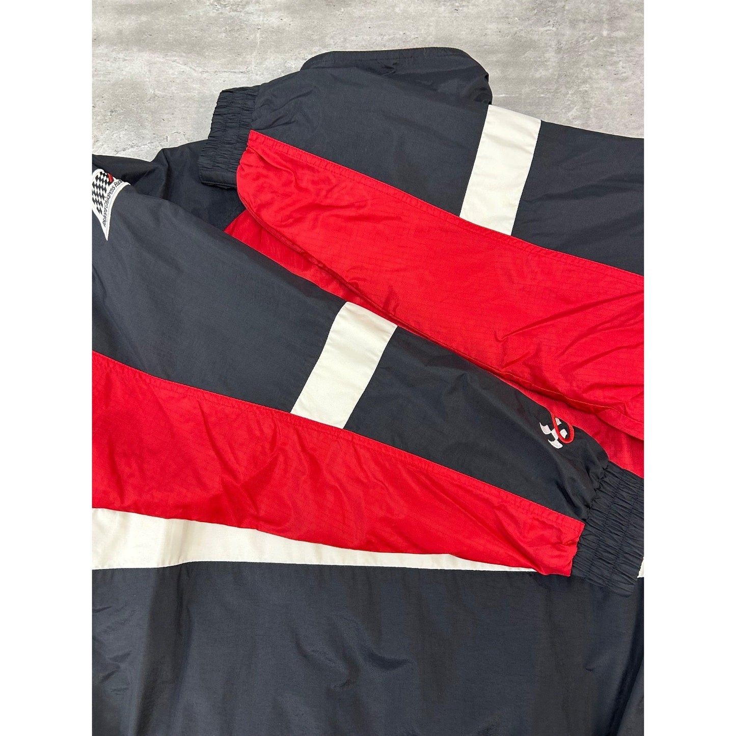 Vintage 90s Dale Earnhardt #3 Nascar Racing Nylon Full Zip Jacket Size Medium