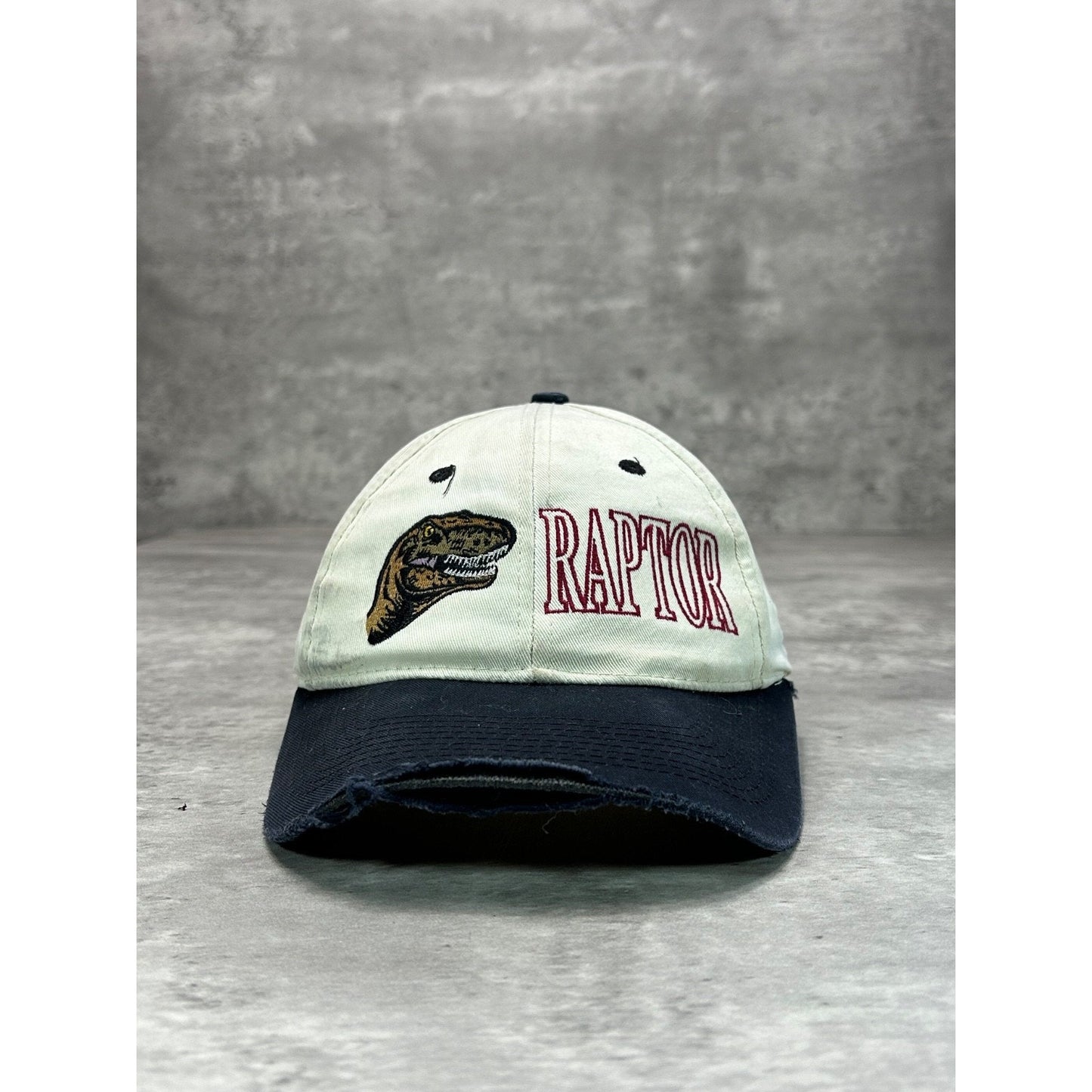 Vintage 1997 Jurassic Park The Lost World Raptor Embroidered Snapback Hat OSFA