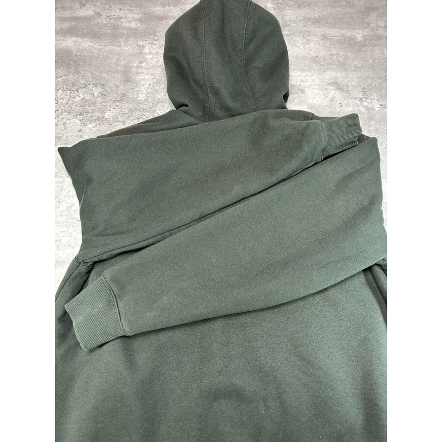 Vintage Carhartt Fleece Lined Workwear Full Zip Hooded Sweatshirt Size Large