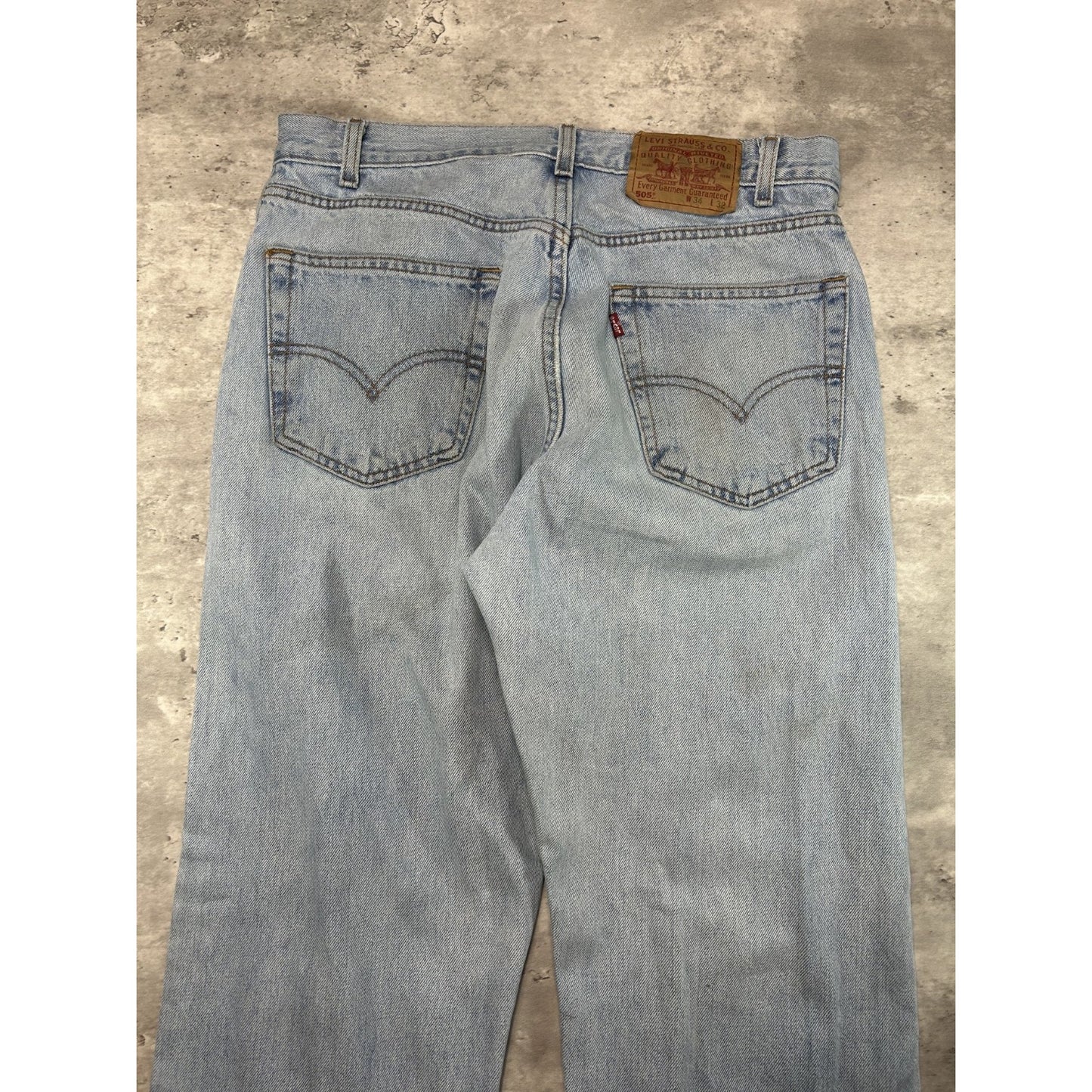 Vintage 90s Levis Red Tab Light Wash Denim Pants Size 33 Blue