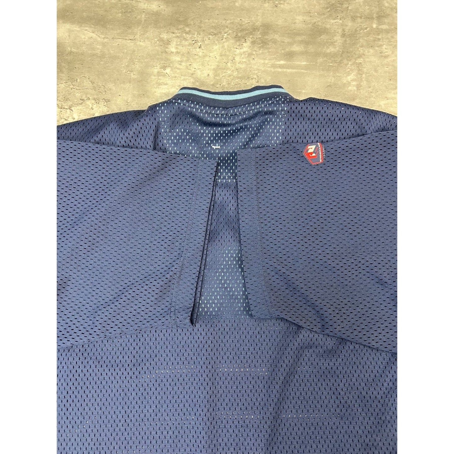 Vintage Y2K Southpole Two Tone Spellout Football Jersey Size XL Blue