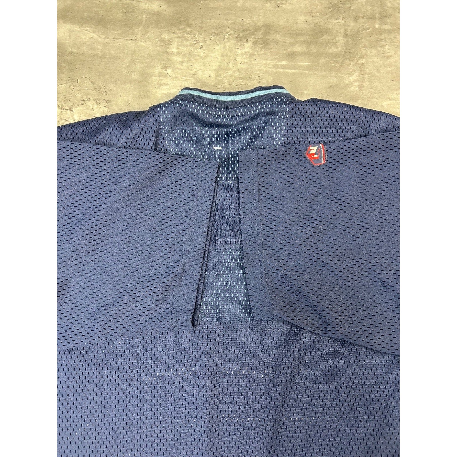 Vintage Y2K Southpole Two Tone Spellout Football Jersey Size XL Blue