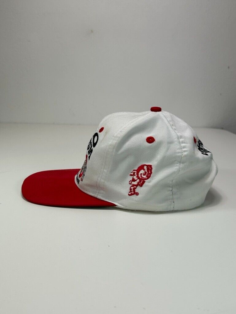 Vintage 1995 Buckeyes Vs Notre Dame NCAA Collegiate Football Snapback Hat OSFA