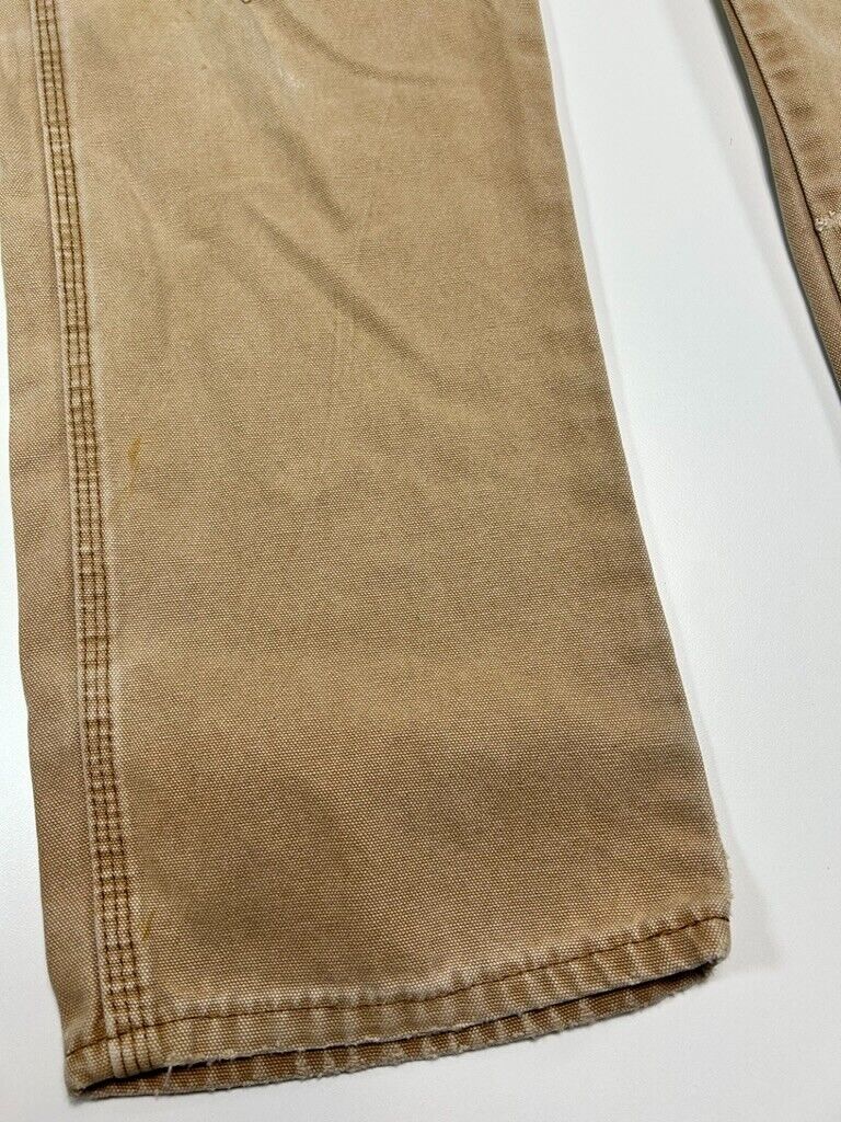 Dickies Canvas Workwear Carpenter Pants Size 33 Beige